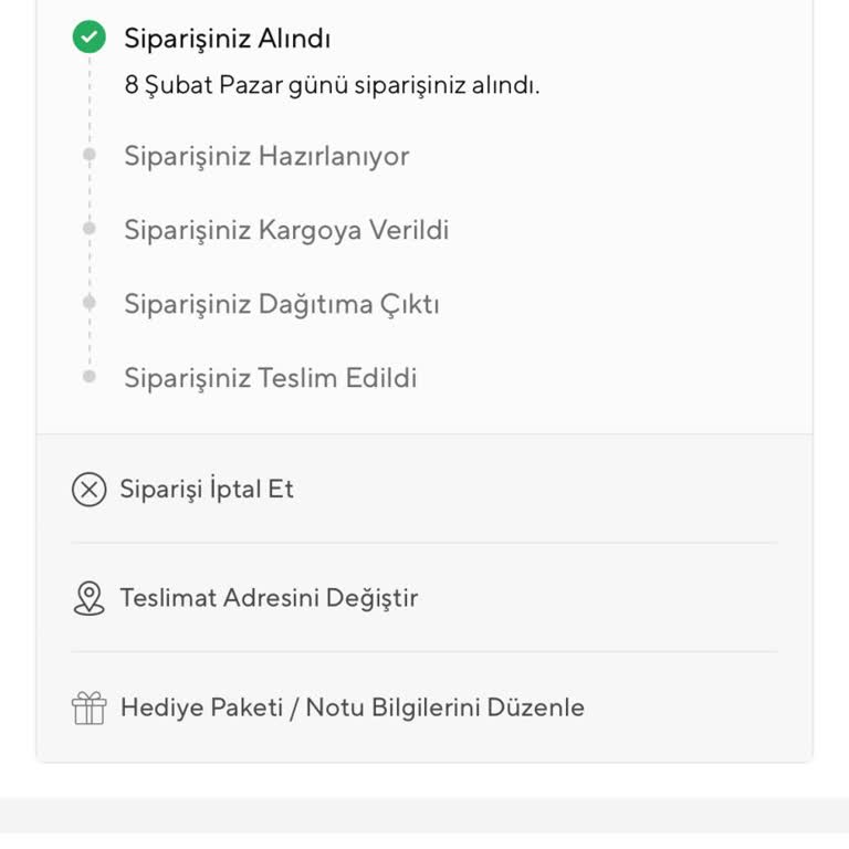 Beymen'den Sipariş Gecikmesi Sevgililer Günü İçin Mahcup Oldum