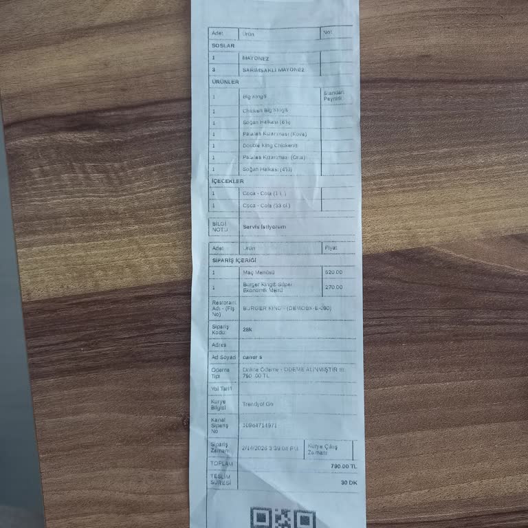 Burger King Sancaktepe Şubesinde Eksik Sipariş Ve Mağduriyet