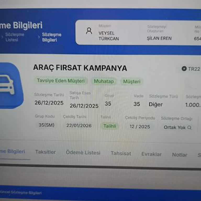 Noter Çekilişi Kazanımımın Grup Kodunun Tek Taraflı Değiştirilmesi