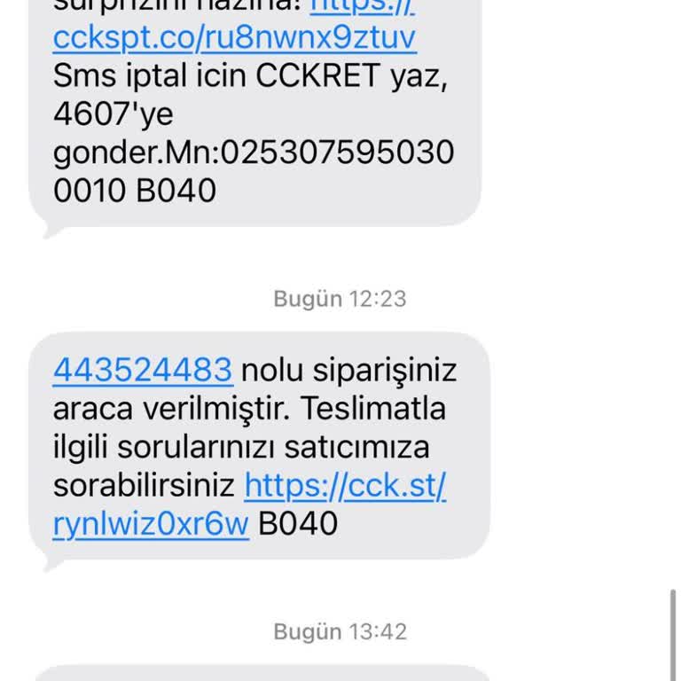 Teslim Edilmediği Halde Sipariş Teslim Edildi Olarak İşaretleniyor Ve İptal Talep Ediliyor