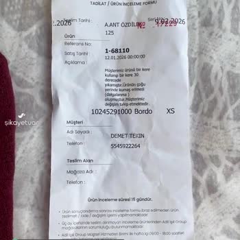 Adil Işık Group Kusurlu Ürün