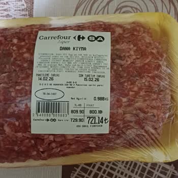 Carrefour’da Et Ürünleri Son Kullanım Tarihiyle Teslim Edildi