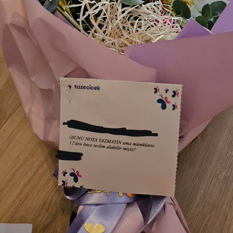 Hediye Notu İsteği Görüldü, Mahcup Oldum Ve Ücret İadesi Talep Ediyorum