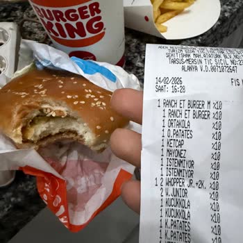 Tarsus Burger King Şubesinde Sipariş Hataları Tekrarlıyor
