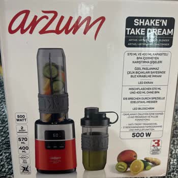Arzum Shake And Take AR1148 Modeli İlk Günden Arızalı Çıktı Ve Değişim Talebi