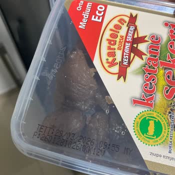 Bursa’da Satın Alınan Kardelen Kestane Şekeri Bayat Ve Aşırı Pahalı