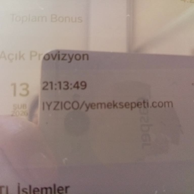 Yemeksepeti Sipariş İptali Ve İade Talebi