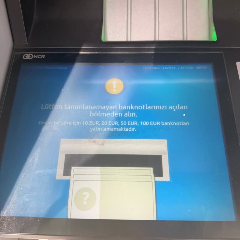 Euro İle Kredi Kartı Ödemesi ATM’de Kullanılamıyor