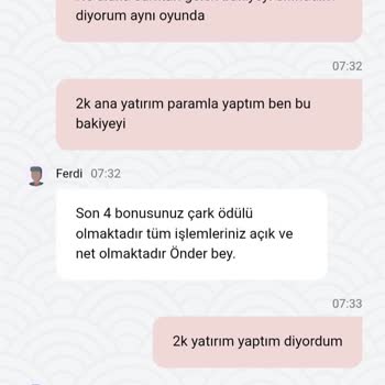 Çark Kodu Çekim Sınırı Bildirilmeden 5.000 TL Ödeme Reddi