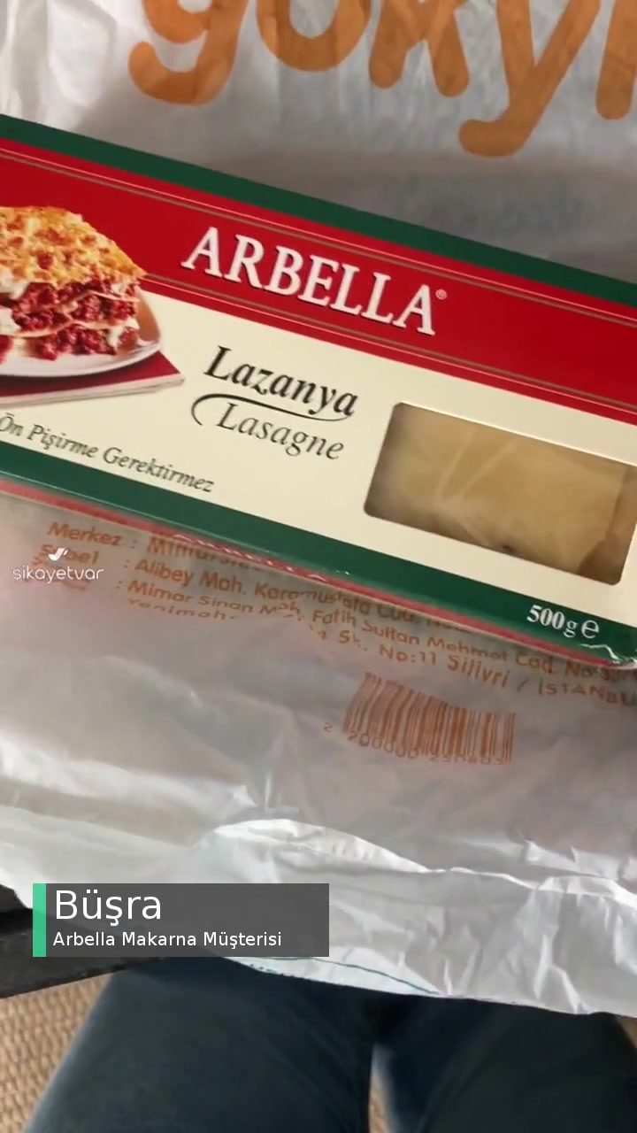 Arbella Makarna Böcekli Lazanya, Şaka Gibisiniz! videonun kapak resmi