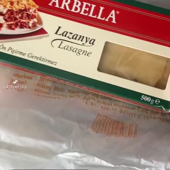Arbella Makarna Böcekli Lazanya, Şaka Gibisiniz!