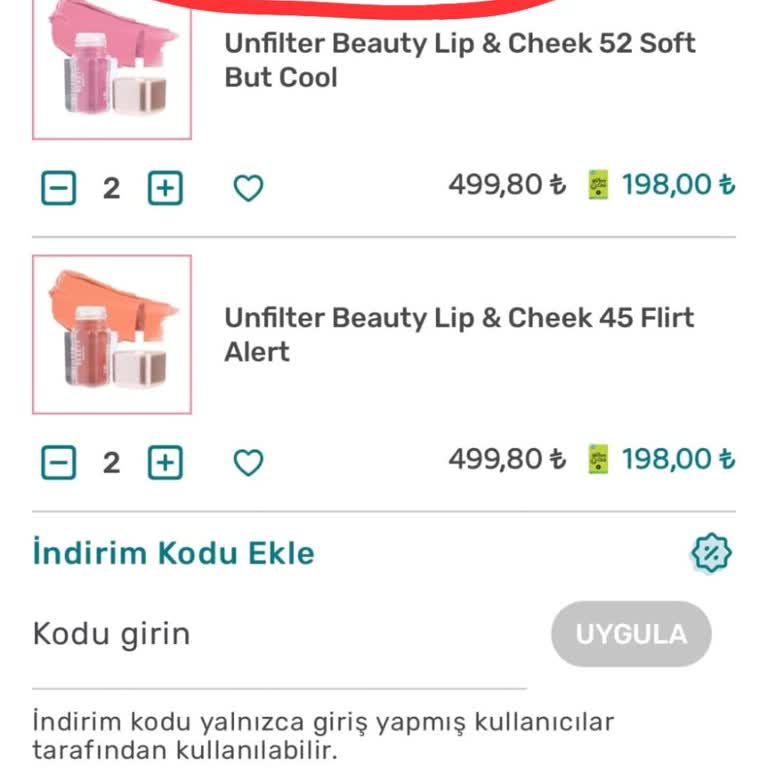 Watsons Mobil Uygulamasında Görünen %20 İndirim Sepete Yansımıyor