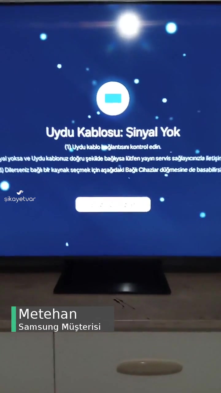 Samsung TV Uydu Sinyal Yok Hatası! videonun kapak resmi