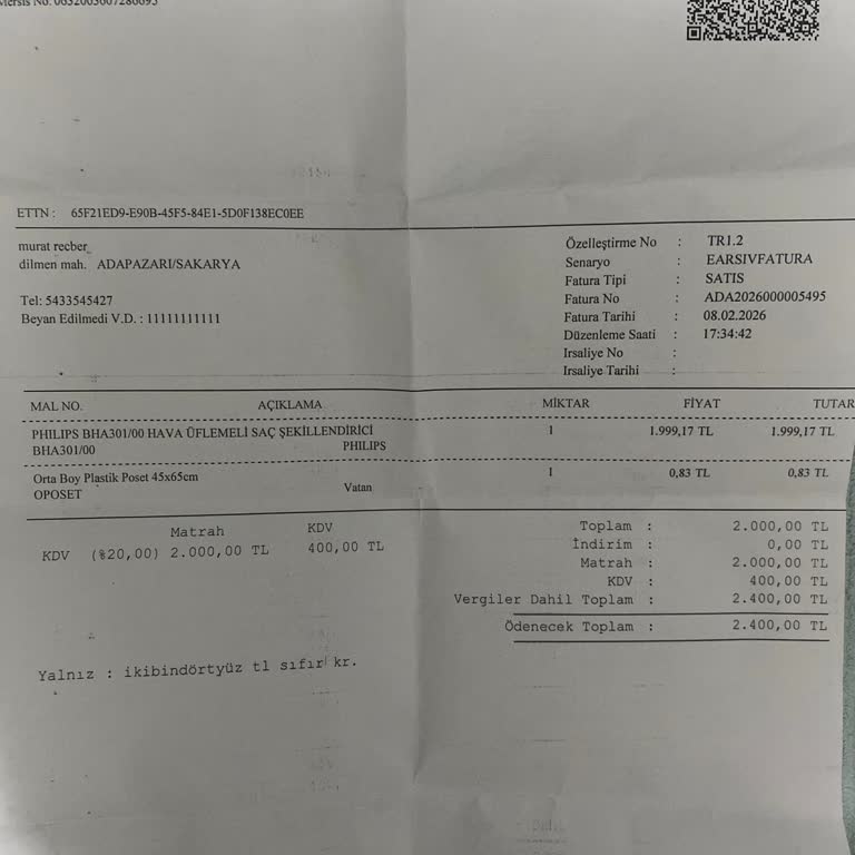 Satın Alma Sözünün Aksine Açılmış Kişisel Bakım Ürünü Nedeniyle Değişim Reddi