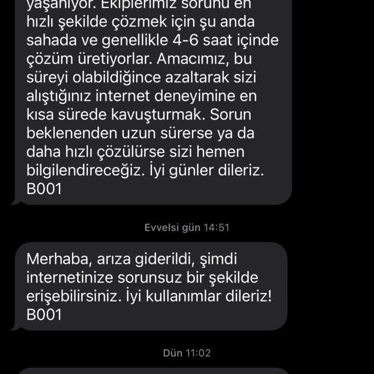 Söz Verilen 1000Mbps İnternet Sürekli Kesiliyor Ve Çözüm Yok