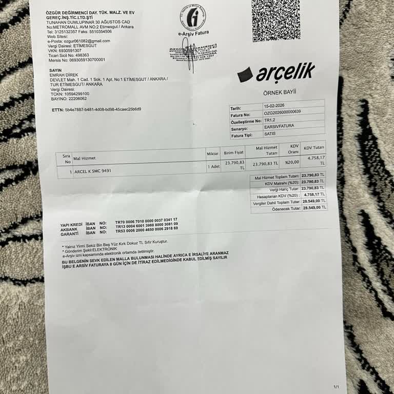 Arçelik Mutfak Aletinde Hamur Haznesi Yapışıyor Ve İade Reddedildi