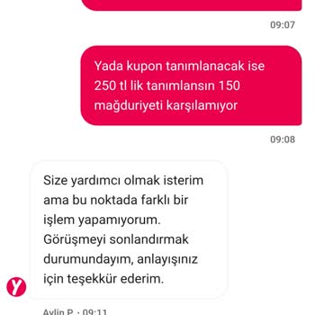 Eksik Sipariş Ve Yetersiz İade Teklifi