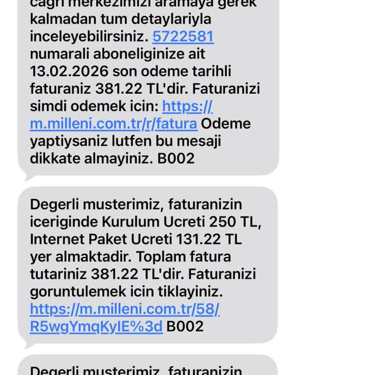 Kurulum Ve Modem Gelmediği Halde Kesilen Fatura