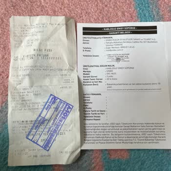 Garanti Kapsamındaki Sinbo Süpürgenin Kırılan Boru Kilidi İçin Yedek Parça Talebi