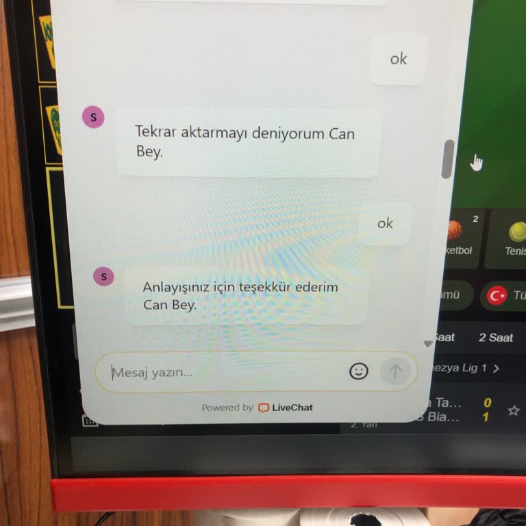 10 Bin TL Yatırımım Hesaba İşlenmedi Ve Canlı Destek Yardımsız