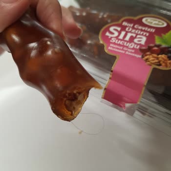 Cevizli Sucuk Paketi İçinde Saç Teli Bulunması Hijyen Sorunu