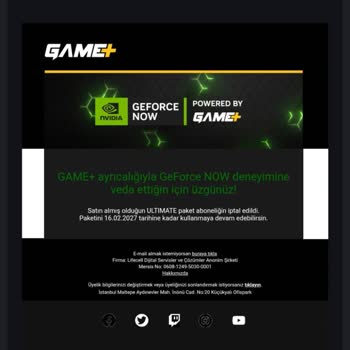 GeForce Now Ultimate Üyeliği İçin Ödenen 7.440 TL İadesi Reddi