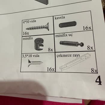 Eksik Parçalar Ve Hatalı Çekmece Nedeniyle A101 Makyaj Masası Kurulumu Gerçekleştirilemedi!