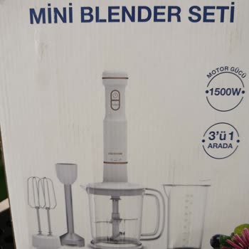 Mini Blender Seti Hızlı Bozuldu Ve Servis Sonrası Şubede Kayboldu