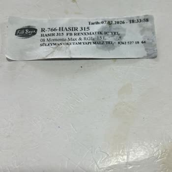 Filli Boya İç Cephe Boyasında Ton Farkı Nedeniyle Renk Uyumsuzluğu