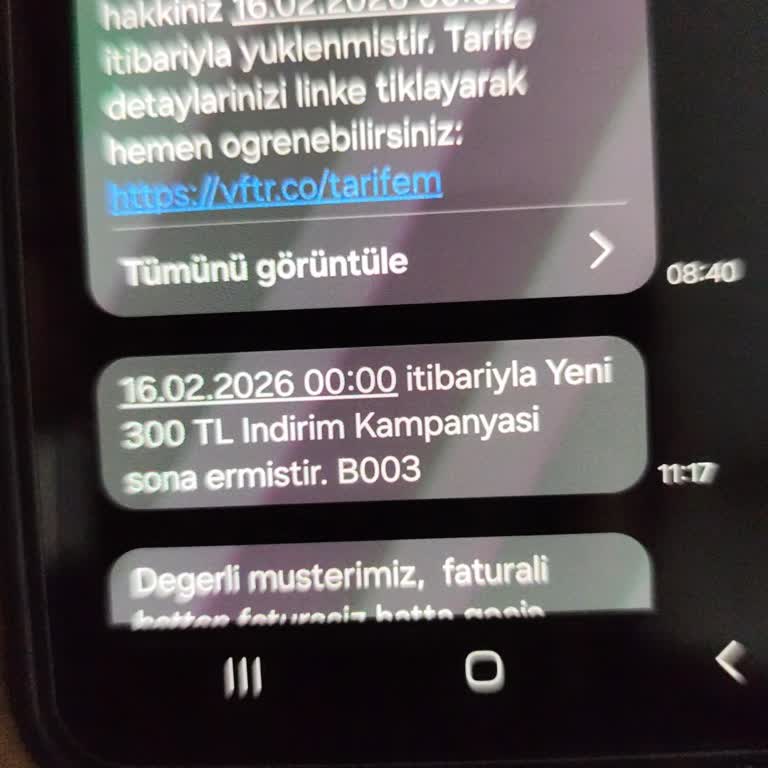 Vodafone Taahhüt Bitiminde 585 TL Fatura Kesildi, Faturasız Hat Geçişi Reddedildi