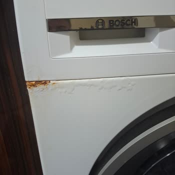 Bosch Çamaşır Makinesinde Paslanma Sorunu Ve Ücretsiz Parça Değişimi