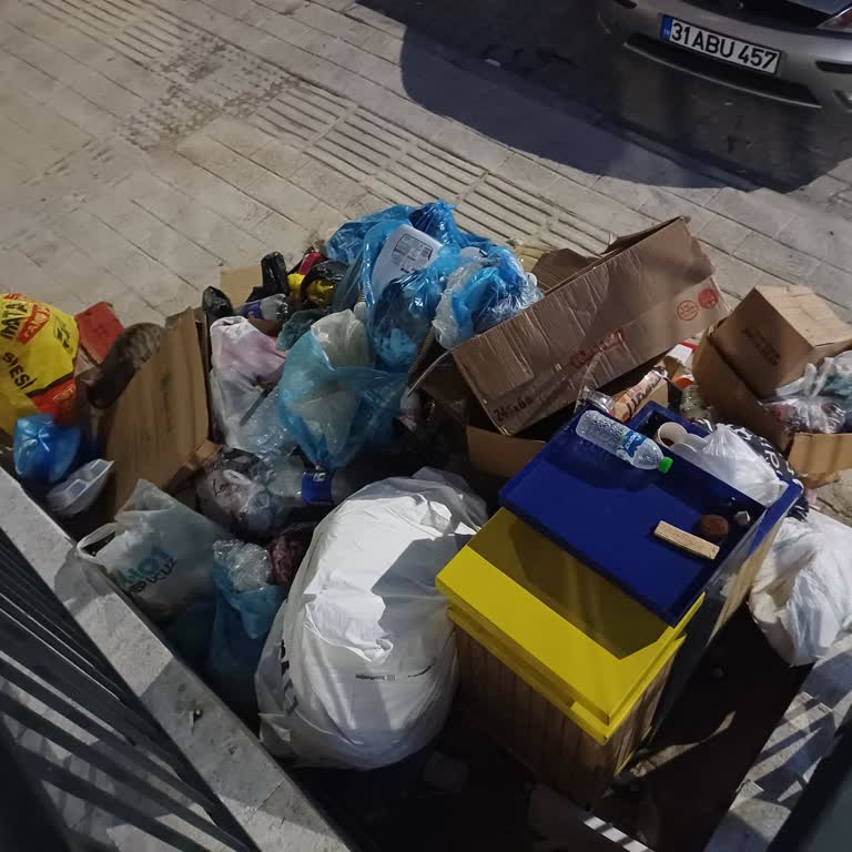 Hatay Kırıkhan’da Çöp Konteyner Önlerindeki Birikintiler Görüntü Ve Sağlık Riski Oluşturuyor