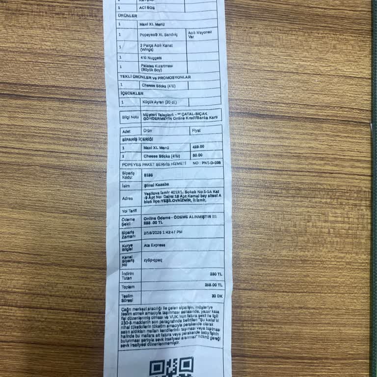 Soğuk Ve Çiğ Popeyes Menüsü Çocukların Sağlığını Riske Attı