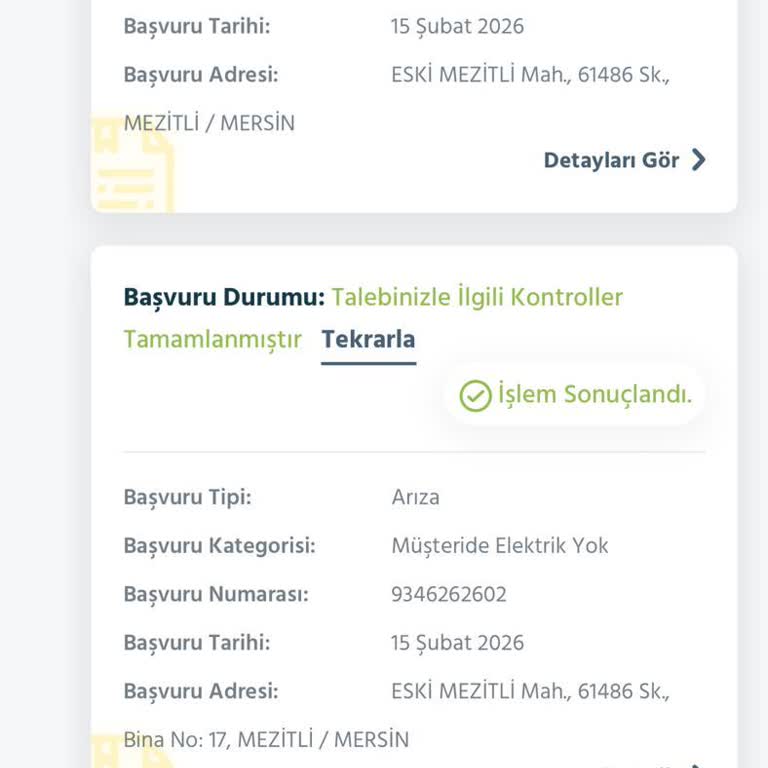 Enerjisa Toroslar'da Uzun Süreli Elektrik Kesintisi Ve Cevapsızlık