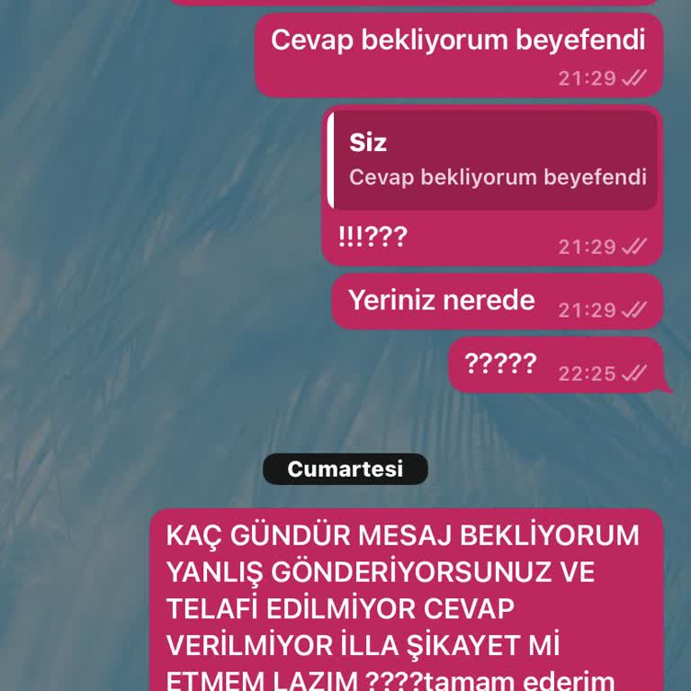 Yanlış Ürün Ve Beden Gönderildi, Şirketten Cevap Yok, İade Talebi