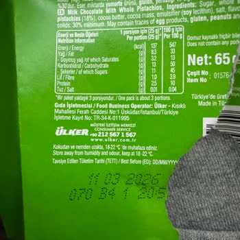 Afyonkarahisar BİM’de Satılan Ülker Çikolatası Son Kullanma Tarihi Geçmemiş Olmasına Rağmen Bozuk
