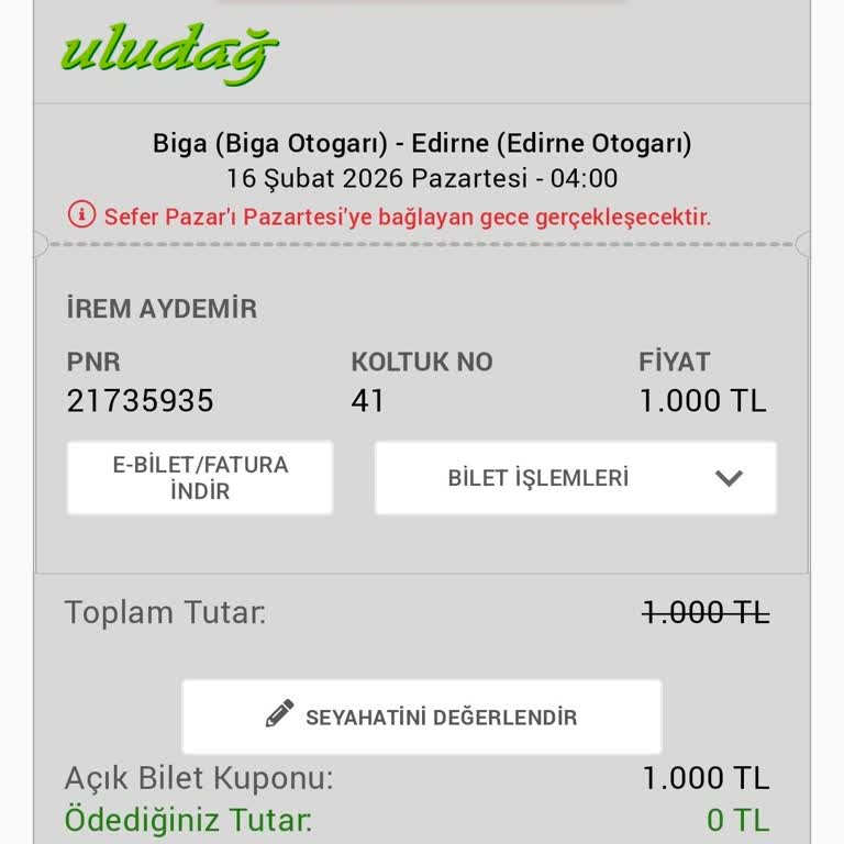 Bir Saatlik Rötar Ve Bilgilendirme Eksikliği