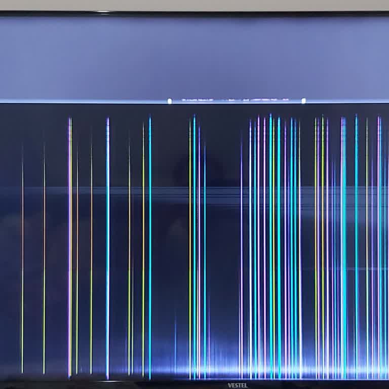 Vestel 50U9600 TV’de Panel Çizgi Bozukluğu Ücretsiz Onarım Talebi