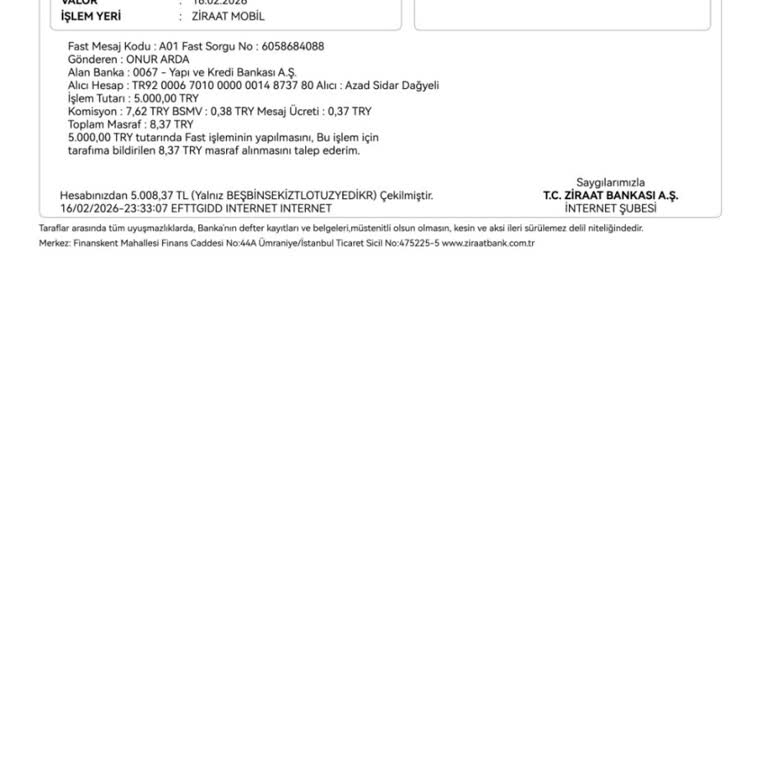 Hiltonbet'te Havale İle Yatırdığım 5.000 TL Hesaba Yansımıyor, Destek Alınamıyor