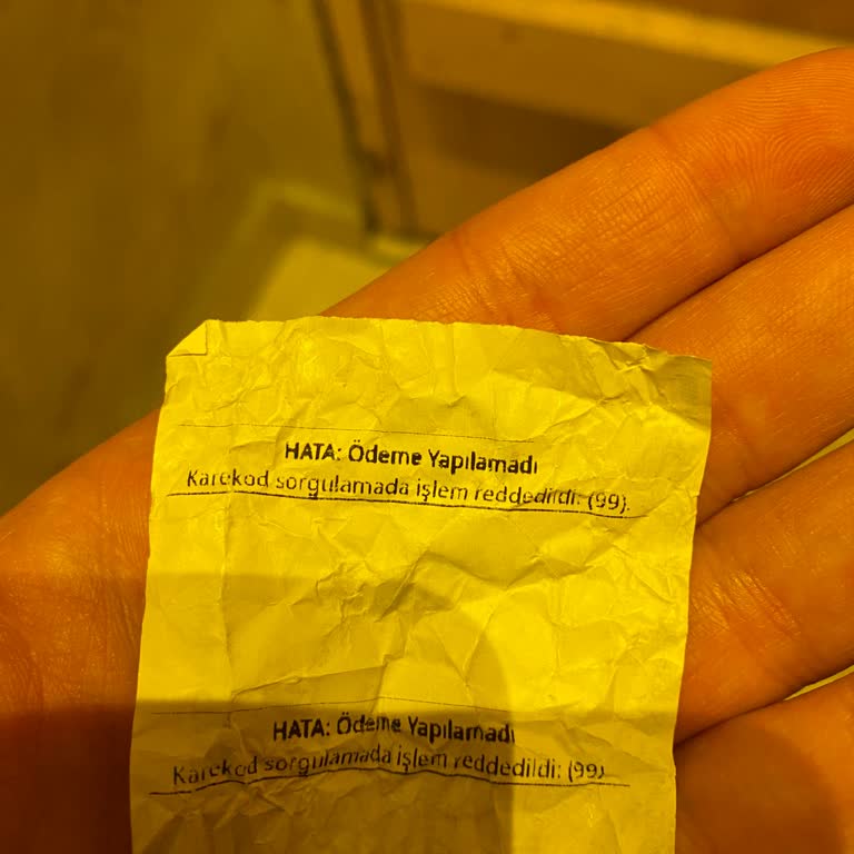 QR Kodlu Ödeme Hatası Sonucu 320 TL İadesi Alınamadı