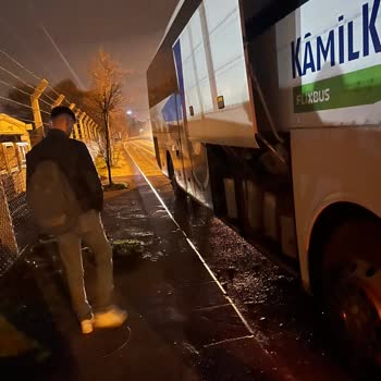 Kamil Koç Otobüsünde Arıza, Yolcular Beklemede