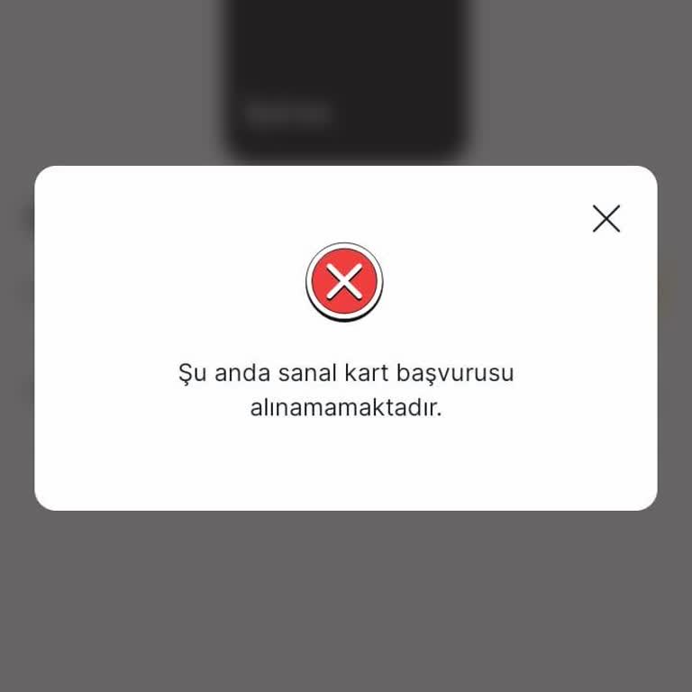 İyzico Sanal Kart Oluşturulamıyor Ve Yüklenen Bakiye Kullanılamıyor