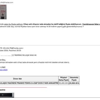 Frankeden Yanıltıcı İndirim Ve Aşırı Kapak Halatı Ücretine Karşı Şikayet