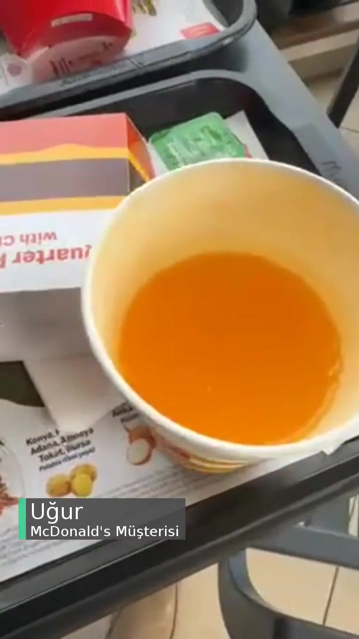 McDonald's Kemer İçecekleri Yarım Dolduruyor videonun kapak resmi