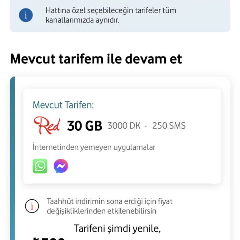Aşırı Tarife Artışı Ve Faturasız Geçiş Talebimin Reddedilmesi