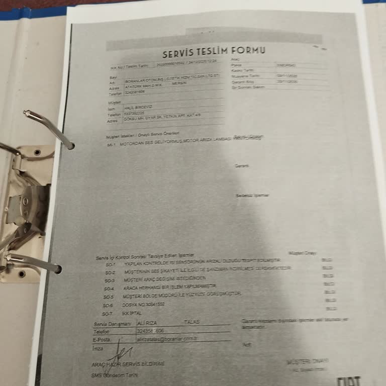 108 Km’de Arızalı Sıfır Fiat Egea İçin İade Talebi Reddedildi