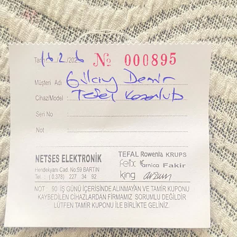 Tefal Pro Expert Ütümde Tekrarlanan Kahverengi Su Sızıntısı Ve Ücretsiz Tamir Talebi