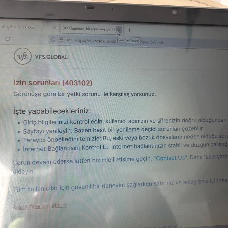 VFS Global Sistemi Gerçek Başvuru Sahiplerini Bloke Ediyor, Randevu Alımında Sürekli Engelleme