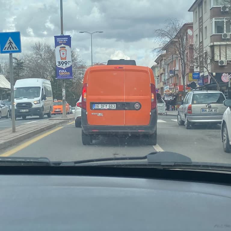 Migros Araç Sürücüsünün Trafikte Tehlikeli Ve Agresif Davranışı