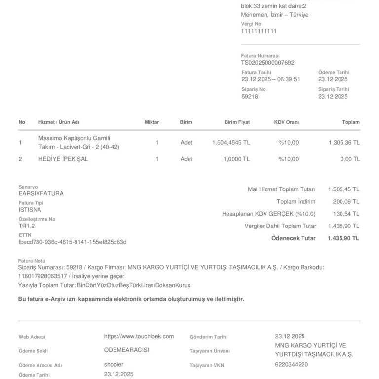 Kredi Kartı Ödemesi İade Edilsin, Sipariş Hazırlanıyor